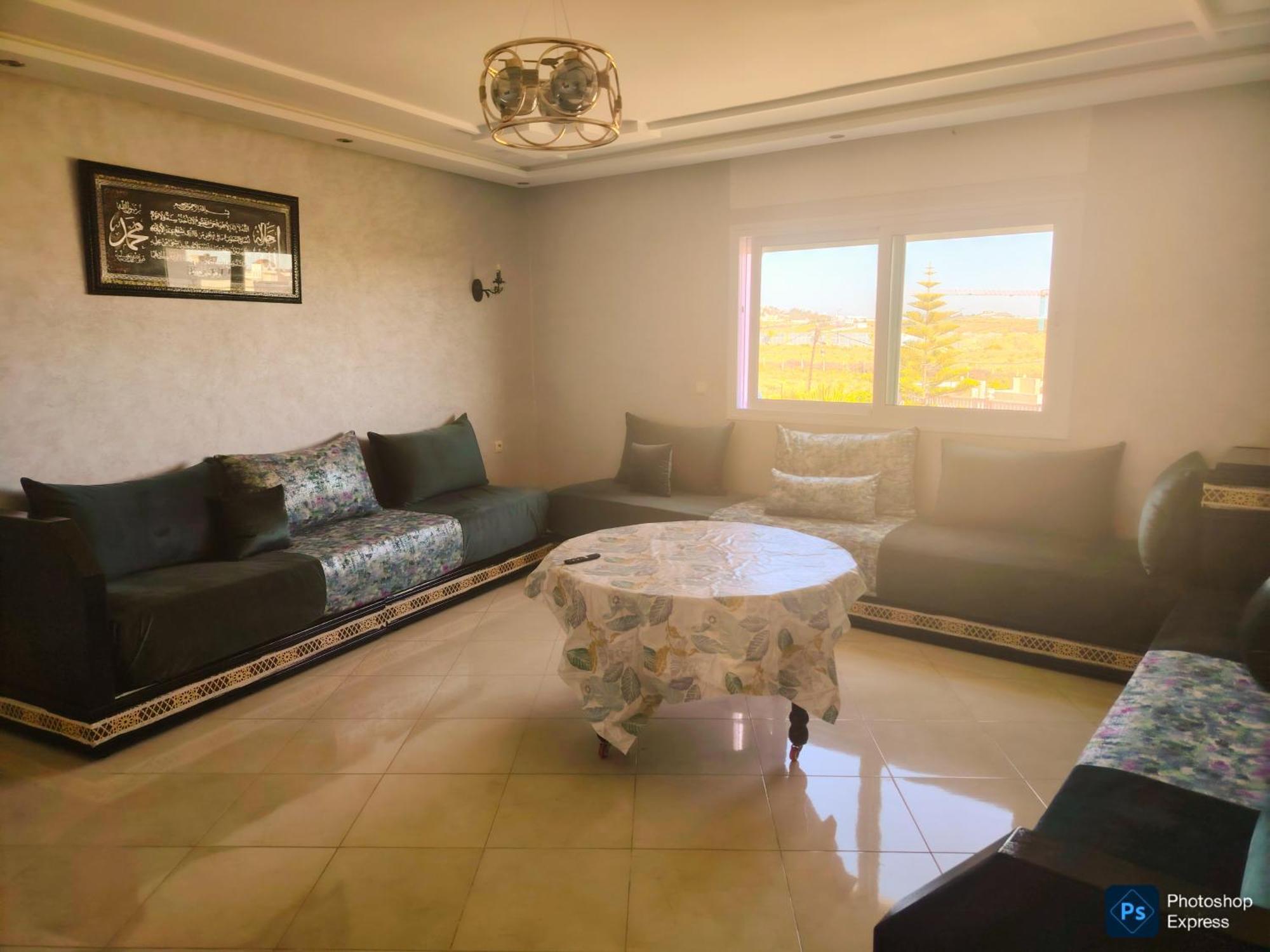 De Luxe - Climatise Sur La De Achakar Complexe Avec Piscine Apartment Tanger
