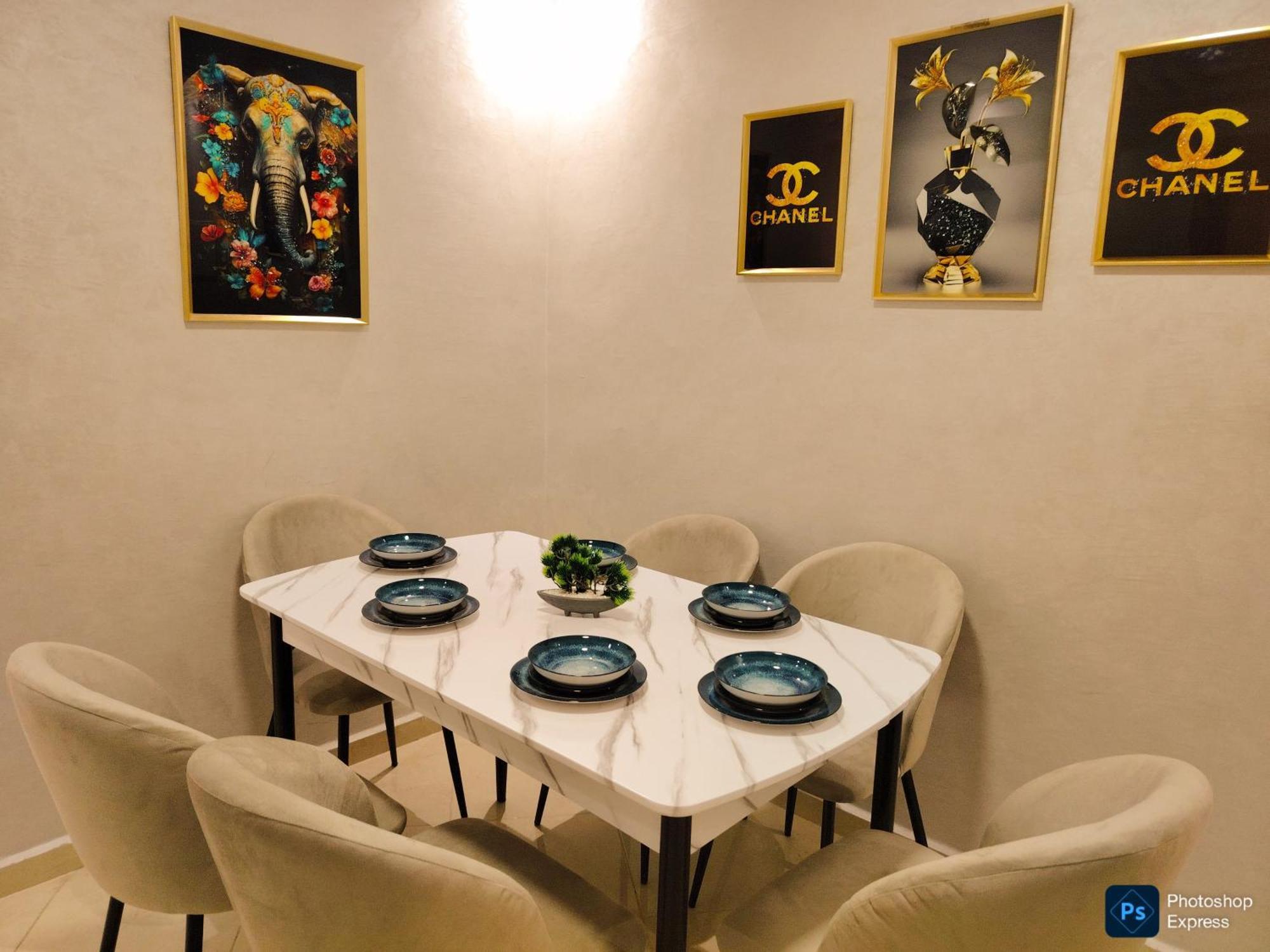 Apartment De Luxe - Climatise Sur La De Achakar Complexe Avec Piscine Tanger